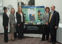 Monica Reas, Danielle English, Adrienne Mingione, Karen Bellesi, Hershel Lipow representing the OCC at this year's Financial Literacy Day on Capital Hill.