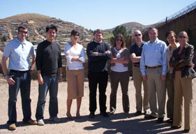 Office of Policy 2007 Honors Fellows at the U.S. southern border in Arizona. March 2008