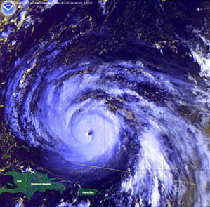 Hurricane Floyd Satellite Image