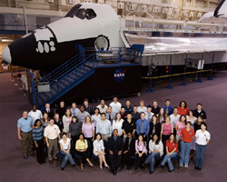 Co-op Group With Shuttle Mock-up