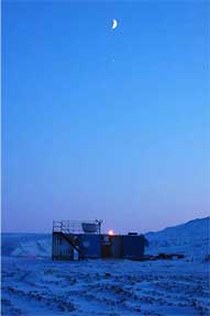 NOAA Atmospheric Observatory in Eureka, Canada.