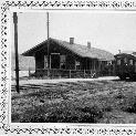 69547-9  Hanford Train Station Post Card, 1935