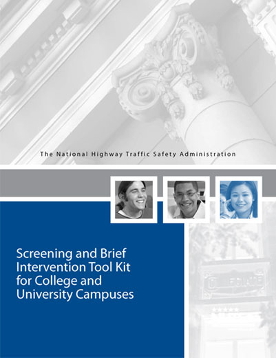 Cover of Screening and Brief Intervention Tool Kit for College and University Campuses 