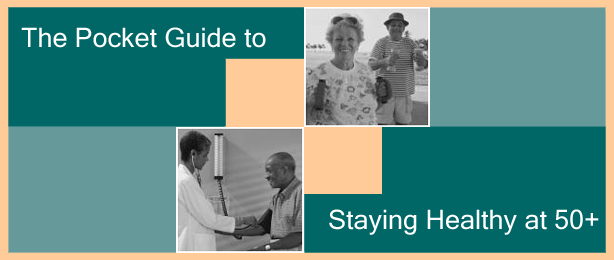 Cover of the Pocket Guide to Staying Healthy at 50+