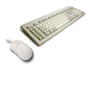 This is a graphic of a mouse and keyboard.