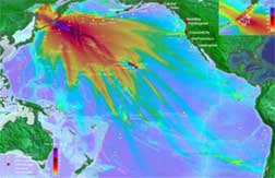 MOST model simulation of tsunami on November 15, 2006 Andreanof Island, AK.
