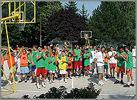 Basketball camp's attendees  FoNet photo