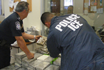 ICE Agents seized 567 kilograms of cocaine, now they are inspecting it.