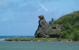 Great Bear Rock, Talofofo, Guam.