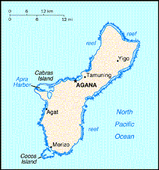 Guam Map