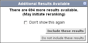Additional Results Available