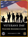 2008 Veterans Day poster; image links to Veterans Day Web site
