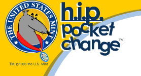 site logo: H.I.P. Pocket Change™