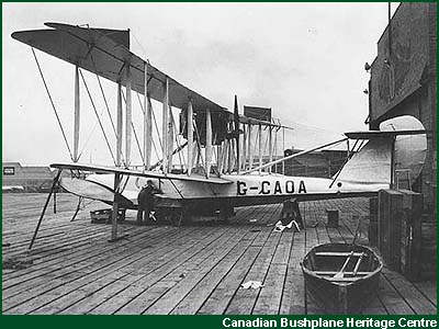 Curtiss plane used for bush flying