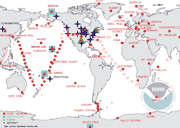 Cooperative Air Sampling Network locations around the world