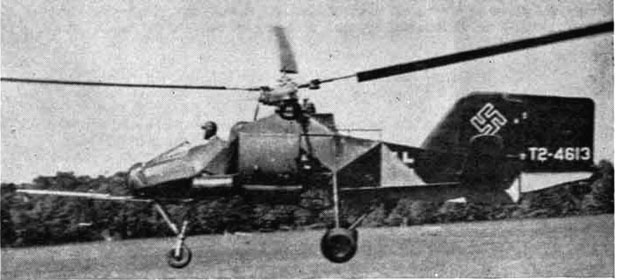 The Fl 282 Kolibri was the first to use two closely intermeshing rotors