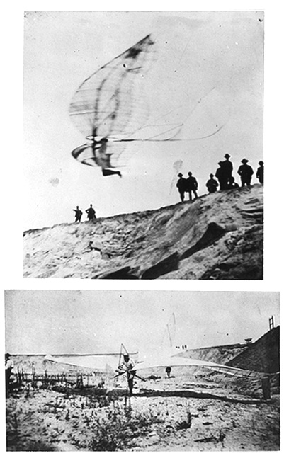 Lilienthal's gliding experiments, 1892.