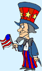 Image of Uncle Sam waving a flag