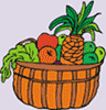 Image of a basket of fruit and vegetables.