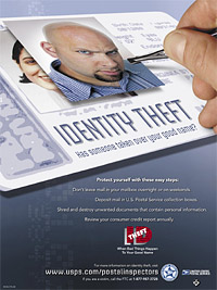 Identity theft poster