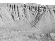 gray scale image of the scarp