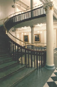 Photo of a Treasury Building Stairwell.