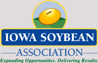 Iowa Soybean Association logo.