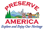 Preserve America Logo "Explore and Enjoy Our Heritage"
