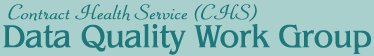Contract Health Support Data Quality Work Group title banner