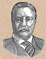 Sketch of President Theodore Roosevelt.