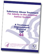 cover of Treatment Improvement Protocol TIP 44 - click to view guide