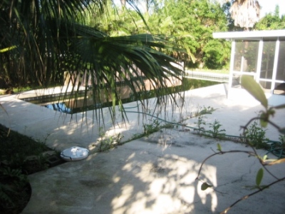 View of Pool Area in Back of Home