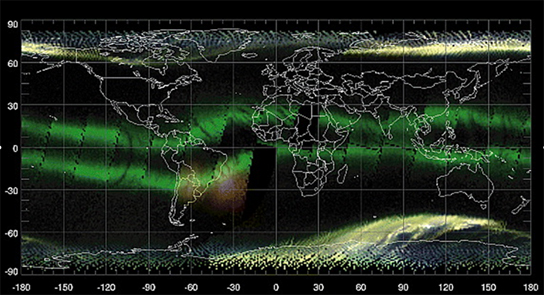 map of earth