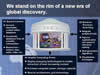 We stand on the rim of a new era of global discovery: Next steps. Link to larger image.