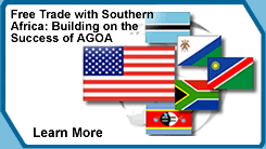 Flags of the United States and SACU Countries