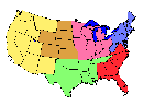 Map of Regional Climate Centers.