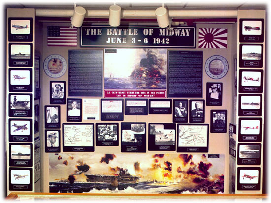 Picture of Battle of Midway Exhibit