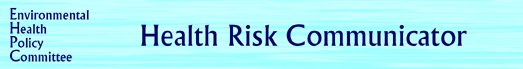 Health Risk Communicator banner