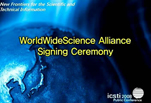 Video of WorldWideScience Alliance Signing Ceremony