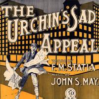 Sheet music for 'The Urchin's Sad Appeal' 1899