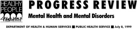 Banner for 
Mental Health and Mental Disorders Progress Review