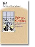 Privacy Choices for Your Personal Financial Information brochure cover