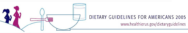 Dietary Guidelines for Americans, 2005 banner