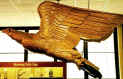 A photo of the Eagle's figurehead