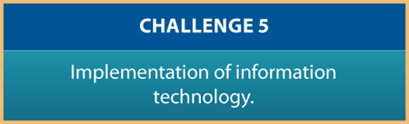 CHALLENGE 5 Implementation of information technology.