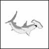 Hammerhead shark icon