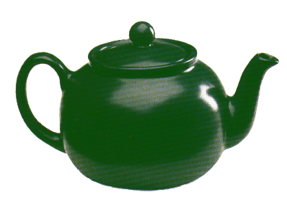 [Photo of one of three tea pots]
