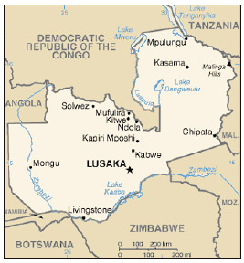 Zambia Map