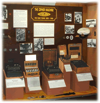 Image: Picture of the Enigma exhibit