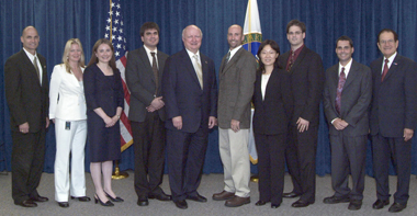 On July 26, 2006, at a White House ceremony, seven DOE “early career” researchers received the 2005 Presidential Early Career Award for Scientists and Engineers (PECASE), the highest honor bestowed by the U.S. government on outstanding scientists and engineers who are beginning their independent careers.